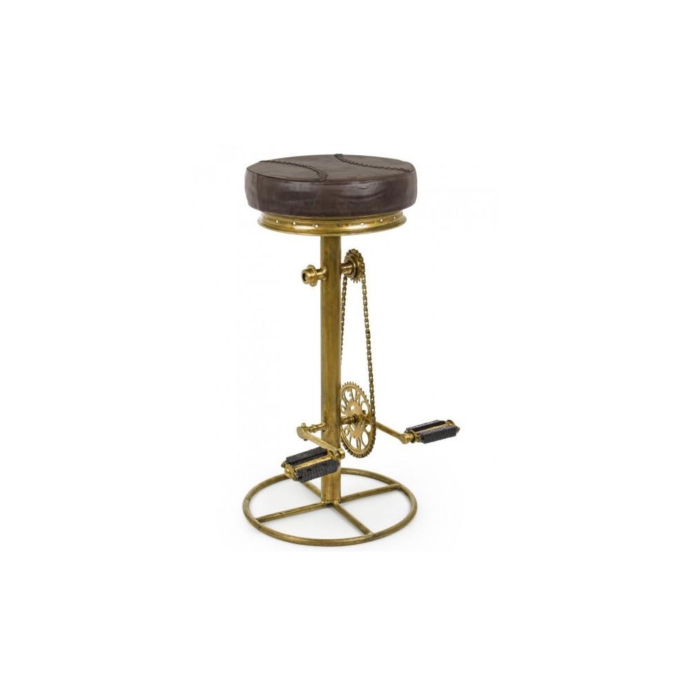 SGABELLO BAR CYCLE ORO H80
